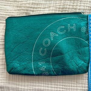 Lithely used Coach cosmetic bag, details in pic. Vintage.